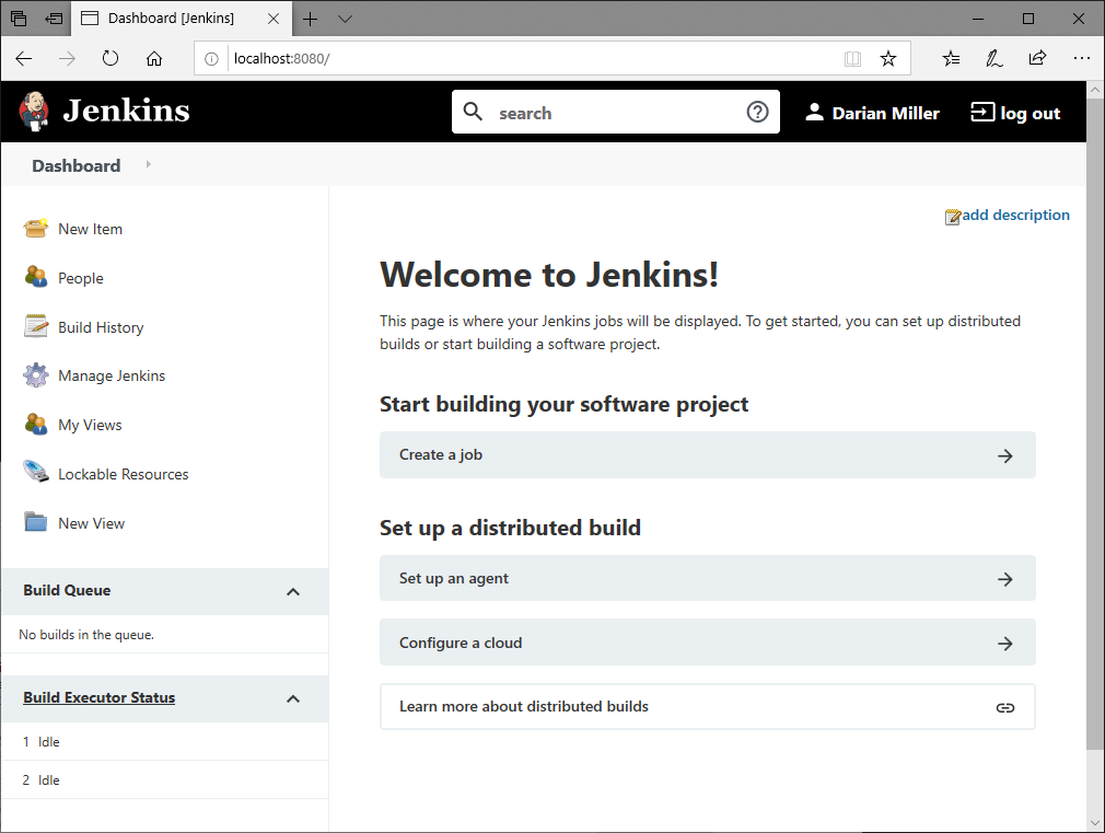 Jenkins Dashboard