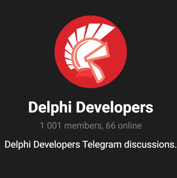 Delphi Developers Telegram Group
