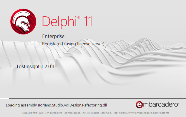 Screenshot splash screen